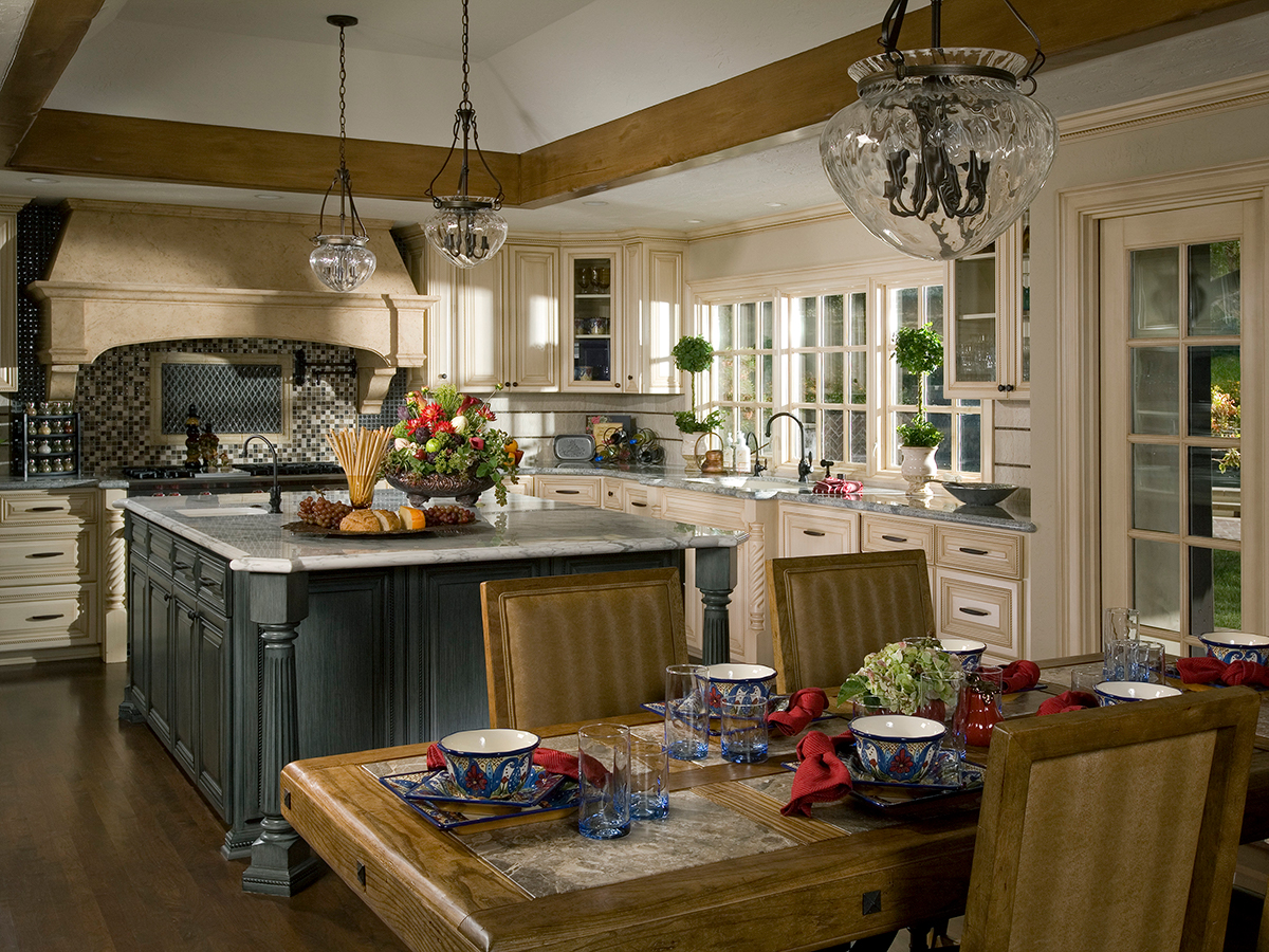Tudor Style Kitchen Design, Higgins House