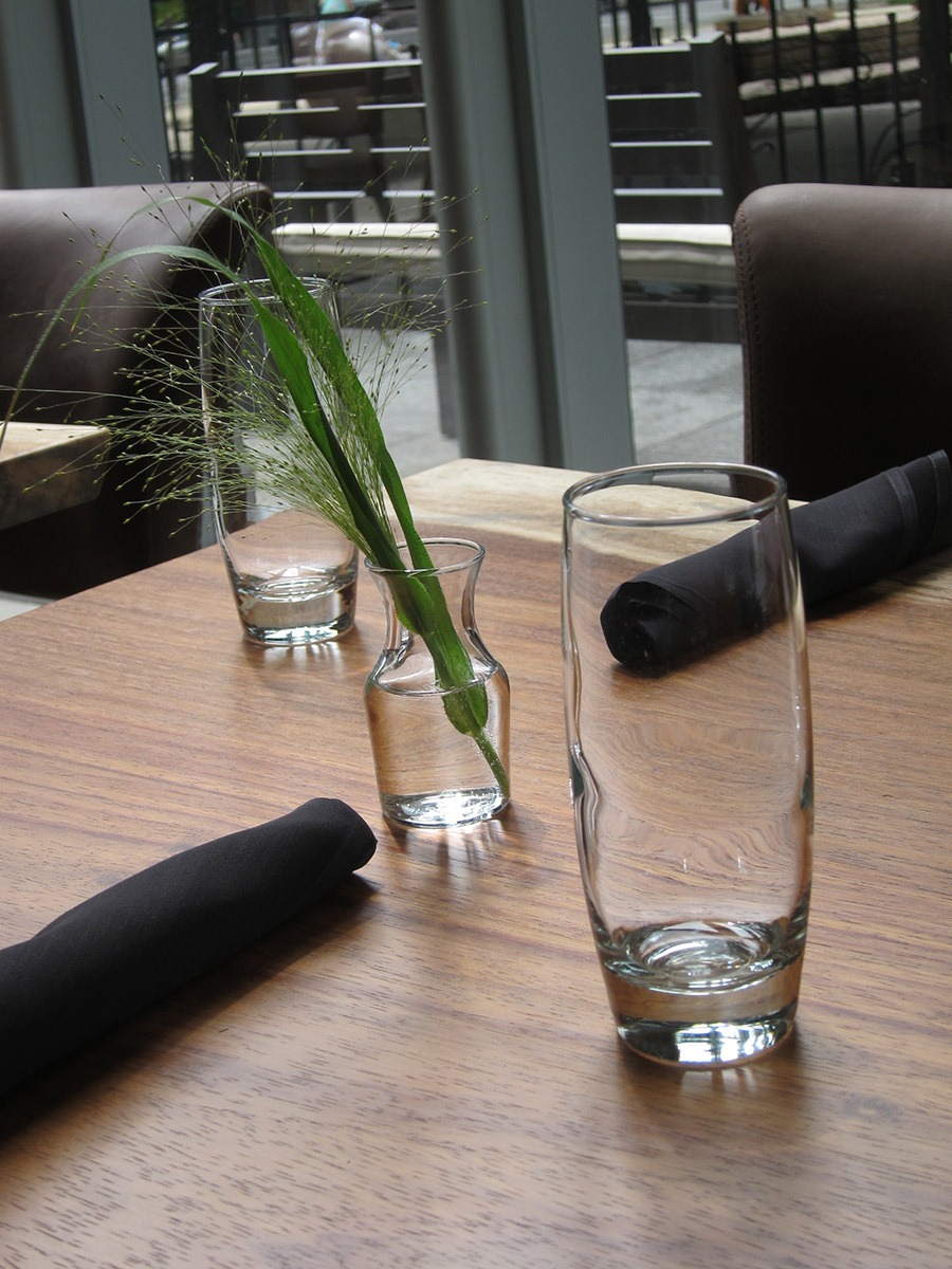 Interior Designs Restaurant Table Design With Glassware