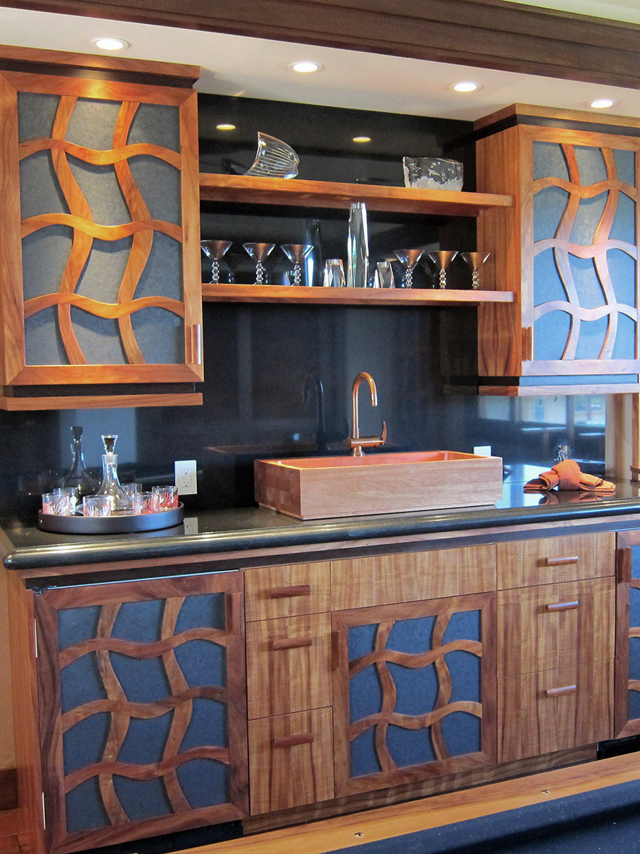 Tropical Custom Kitchen Cabinet