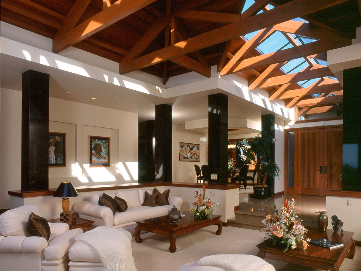 Tropical Design Great Room, Hawaii, Gayle Lee Designs