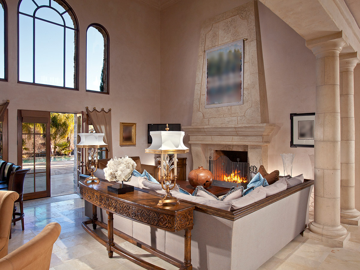 Vineyard style living room design Gayle Lee & Company